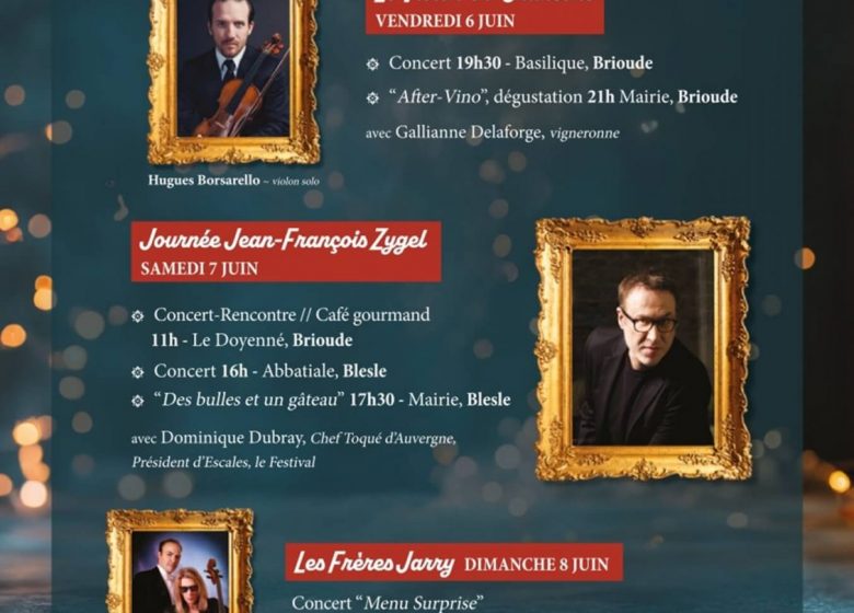 « le Violon en chansons » « Gourmandises » 20e année du Festival des Escales Brivadoisess