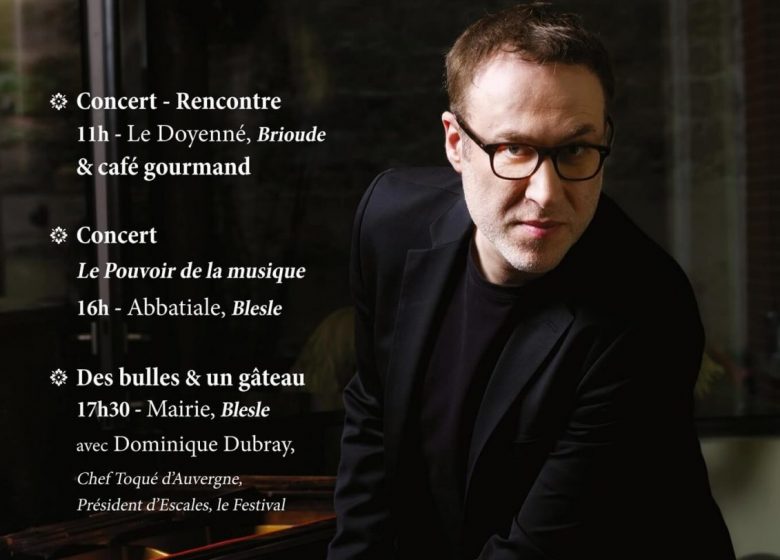 Journée Jean-François Zygel « Gourmandises » 20 ans Festival des Escales brivadoises