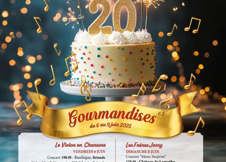 « le Violon en chansons » « Gourmandises » 20e année du Festival des Escales Brivadoisess