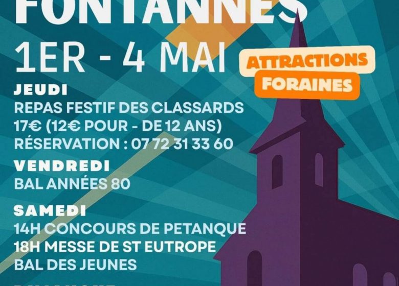 Fête patronale de Fontannes