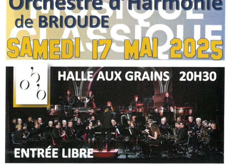 Concert de l’orchestre d’Harmonie de Brioude