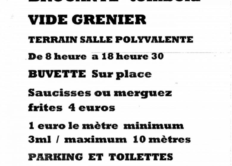 Brocante – Vide Greniers