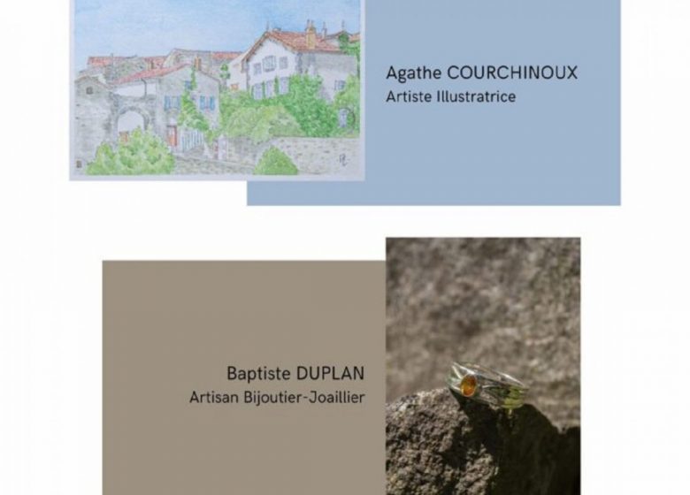 Agathe Courchinoux et Baptiste Duplan