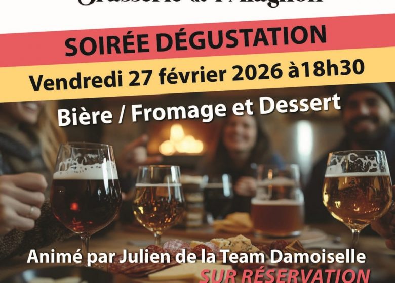 Brasserie de l&rsquo;Alagnon : soirée dégustation