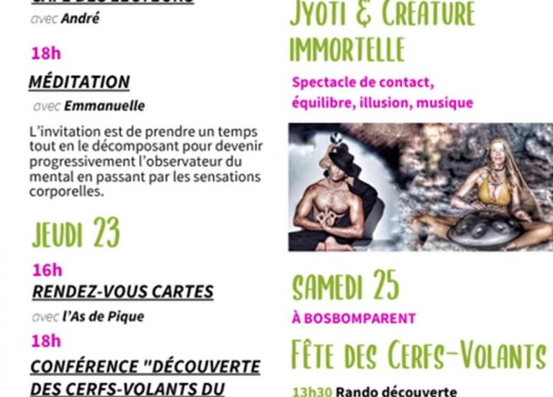 Animations du 22 au 25 avril à la Clef