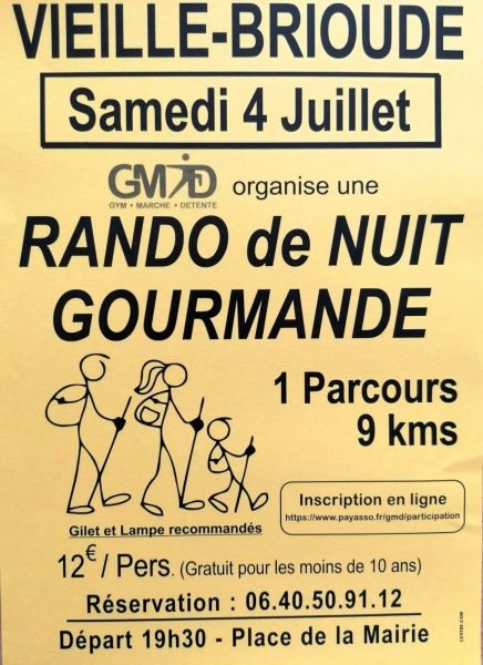 Rando de nuit gourmande