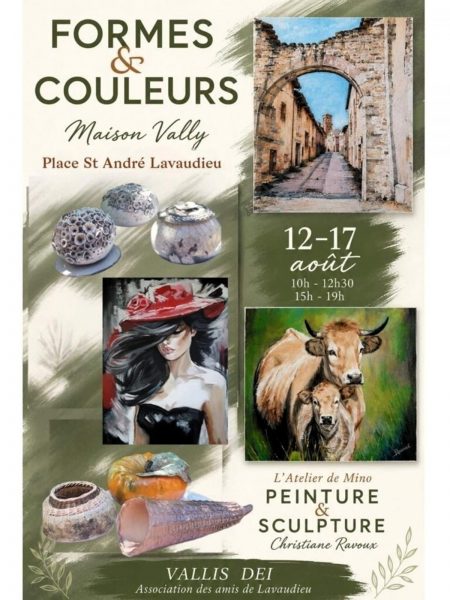 « Formes & Couleurs » Christiane RAVOUX et Dominique MICHALON, sculpture et peinture