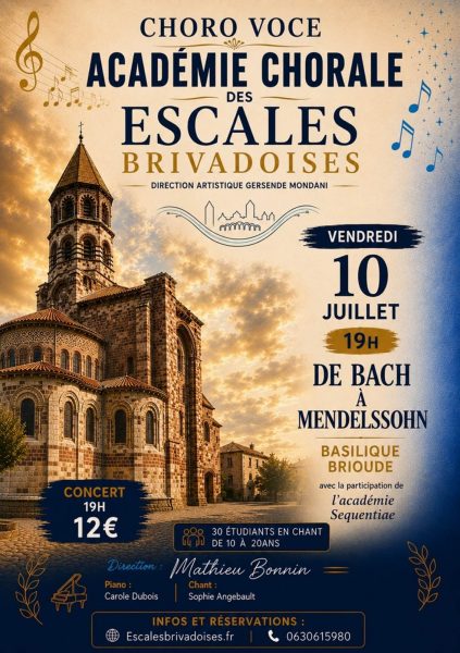 Choro Voce – Concert de musique sacrée de Bach à Mendelssohn
