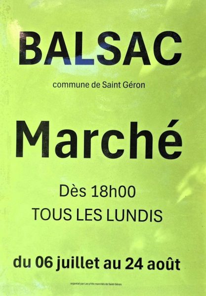 Les p&rsquo;tits marchés de Saint-Géron