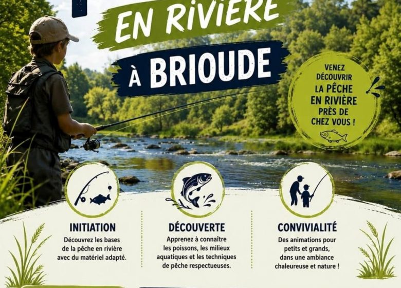 Animations pêche en rivière à Brioude