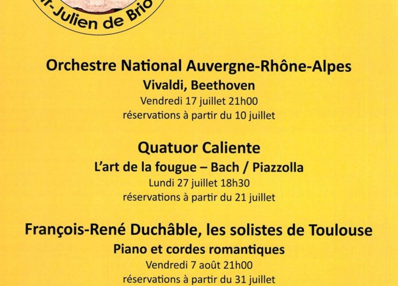 Concert Orchestre national Auvergne Rhône-Alpes