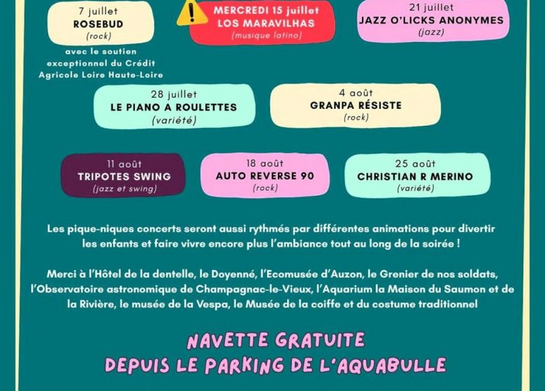 Pique-Niques Concerts 9è édition