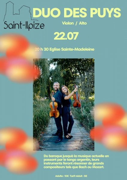 Concert avec le Duo des Puys