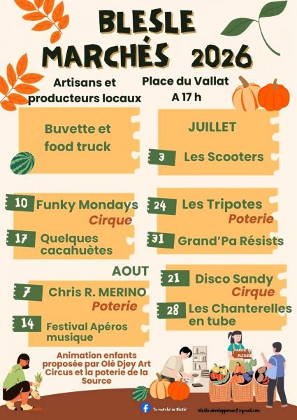 Marché de Blesle