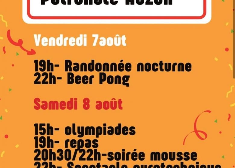 Fête patronale d&rsquo;Auzon