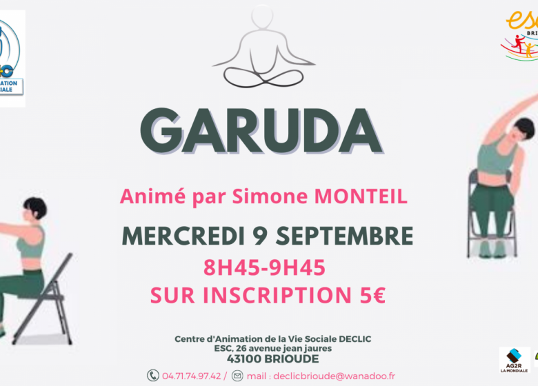 Garuda sur chaise