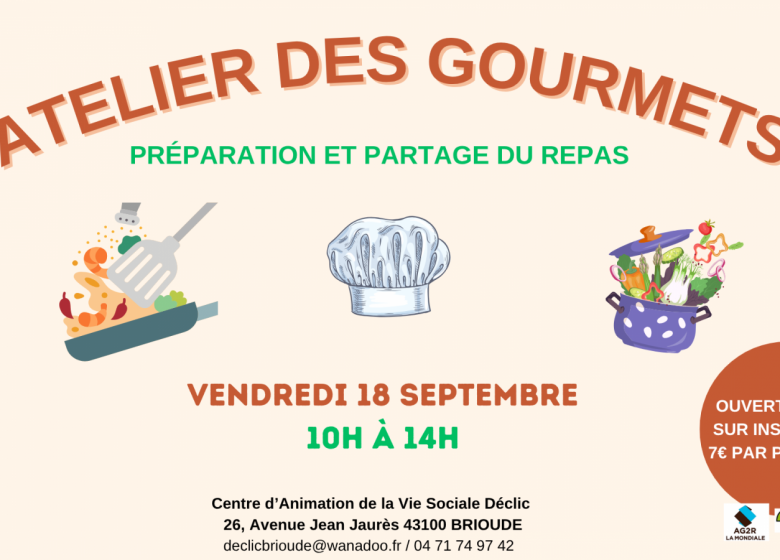 L&rsquo;atelier des gourmets