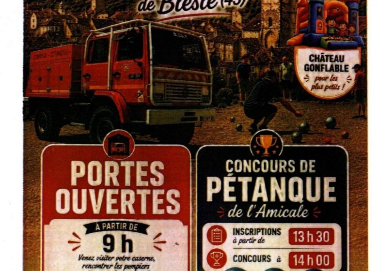 Portes ouvertes du centre de secours des sapeurs-pompiers de Blesle