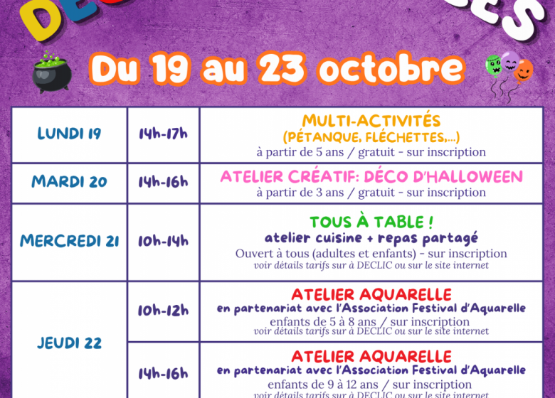 Déclic Vacances / Tous à table !