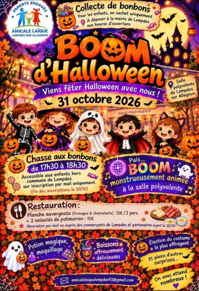 Boom d&rsquo;Halloween